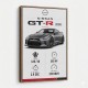 Nissan GT R R35 Sports Car Wall Art