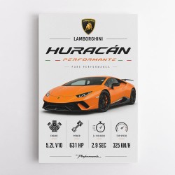 Lamborghini Huracan Performante Wall Art