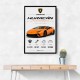 Lamborghini Huracan Performante Wall Art