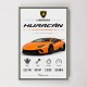 Lamborghini Huracan Performante Wall Art
