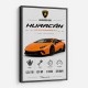 Lamborghini Huracan Performante Wall Art