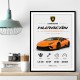 Lamborghini Huracan Performante Wall Art