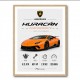 Lamborghini Huracan Performante Wall Art