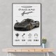 Pagani Huayra Hypercar Performance Art Print