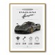 Pagani Huayra Hypercar Performance Art Print
