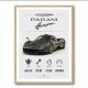 Pagani Huayra Hypercar Performance Art Print