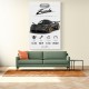 Pagani Zonda Stats Art Print