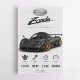Pagani Zonda Stats Art Print