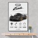 Pagani Zonda Stats Art Print