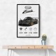 Pagani Zonda Stats Art Print