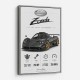 Pagani Zonda Stats Art Print