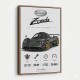 Pagani Zonda Stats Art Print