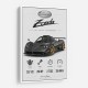 Pagani Zonda Stats Art Print