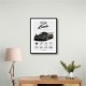 Pagani Zonda Stats Art Print
