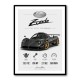 Pagani Zonda Stats Art Print