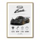 Pagani Zonda Stats Art Print