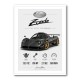 Pagani Zonda Stats Art Print