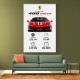 Ferrari 488 Pista Car Wall Art