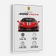 Ferrari 488 Pista Car Wall Art
