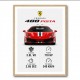 Ferrari 488 Pista Car Wall Art