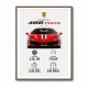 Ferrari 488 Pista Car Wall Art