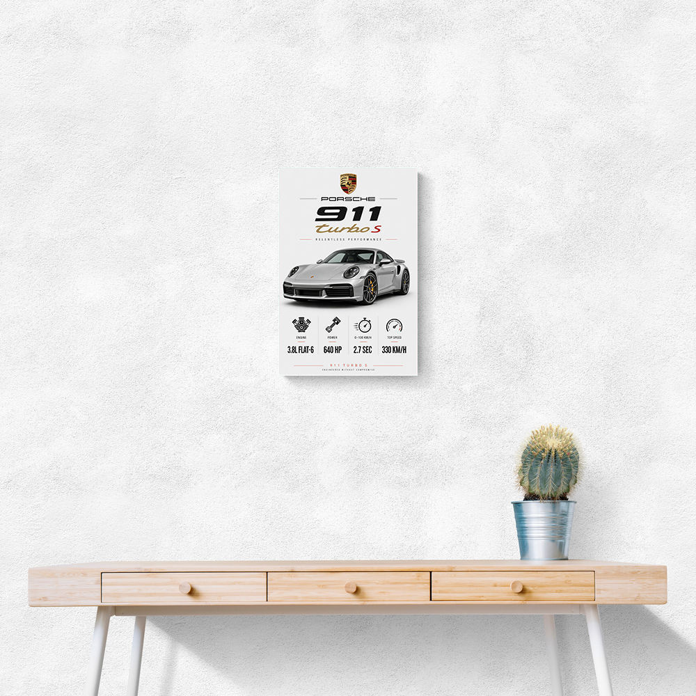Porsche 911 Turbo S Wall Art  