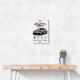 Toyota Supra MK5 Sports Car Wall Art  
