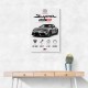 Toyota Supra MK5 Sports Car Wall Art  