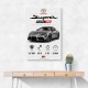 Toyota Supra MK5 Sports Car Wall Art  
