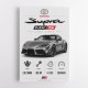 Toyota Supra MK5 Sports Car Wall Art  