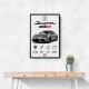 Toyota Supra MK5 Sports Car Wall Art  