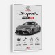 Toyota Supra MK5 Sports Car Wall Art  