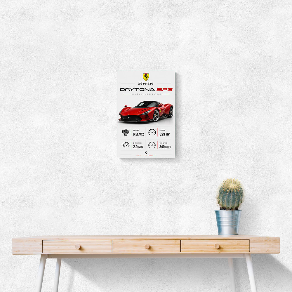 Daytona SP3 Sports Car Art Print
