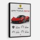 Daytona SP3 Sports Car Art Print