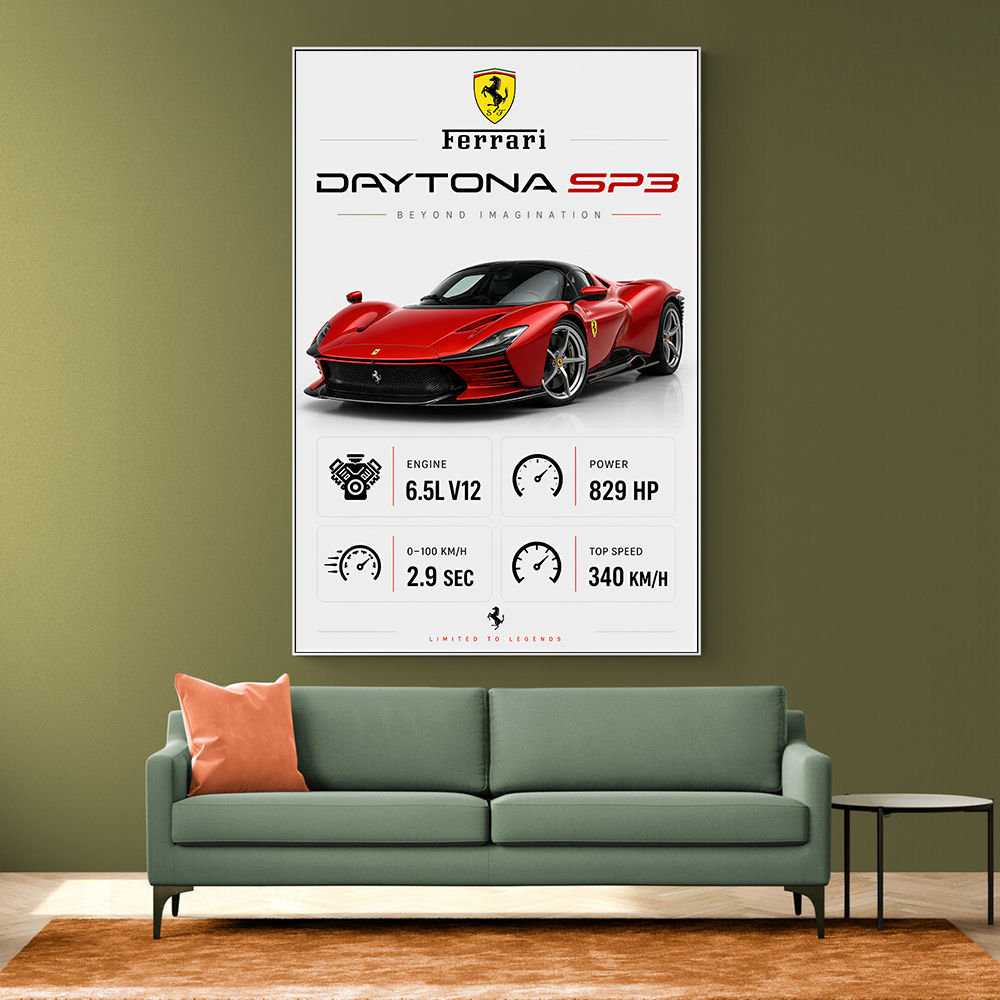 Daytona SP3 Sports Car Art Print