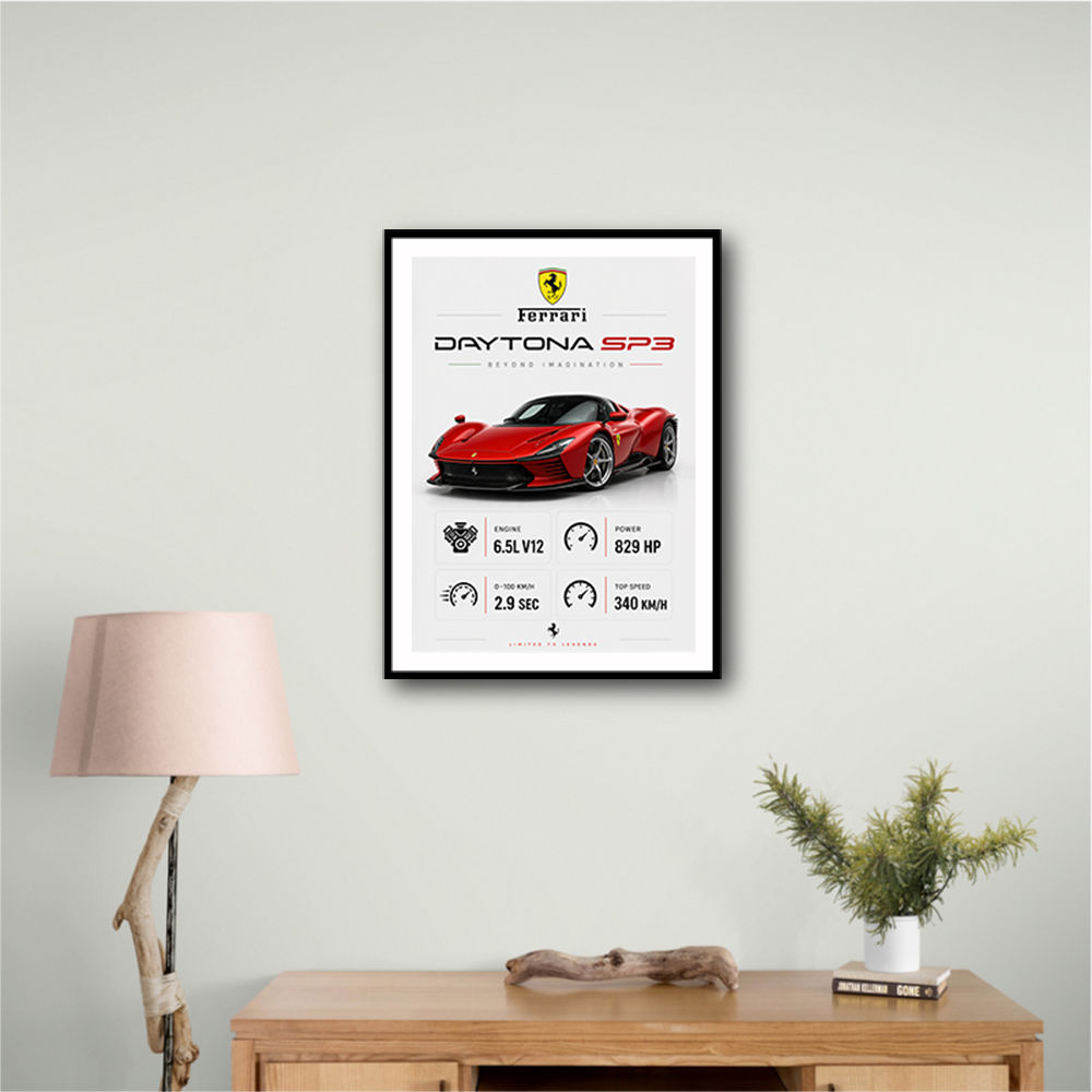 Daytona SP3 Sports Car Art Print