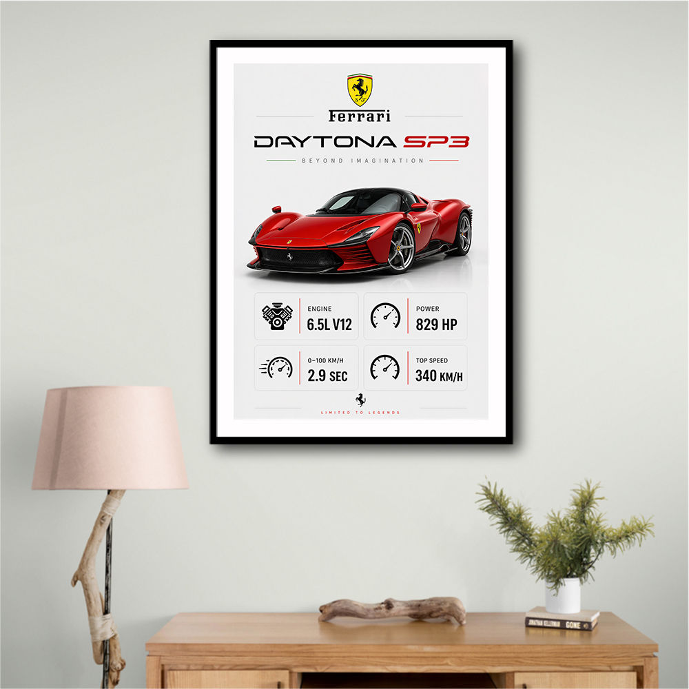 Daytona SP3 Sports Car Art Print