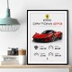 Daytona SP3 Sports Car Art Print