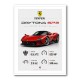 Daytona SP3 Sports Car Art Print