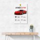 Ferrari 296 GTB Sports Car Wall Art