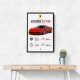 Ferrari 296 GTB Sports Car Wall Art
