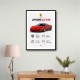 Ferrari 296 GTB Sports Car Wall Art
