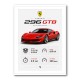 Ferrari 296 GTB Sports Car Wall Art