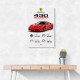 Ferrari 430 Scuderia Red Car Wall Art