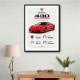 Ferrari 430 Scuderia Red Car Wall Art