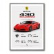 Ferrari 430 Scuderia Red Car Wall Art