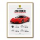 Ferrari 430 Scuderia Red Car Wall Art
