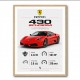 Ferrari 430 Scuderia Red Car Wall Art