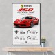 Ferrari 458 Speciale Supercar Art Print