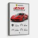 Ferrari 458 Speciale Supercar Art Print
